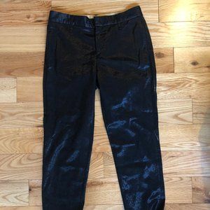 rag & bone Black Metallic Pants